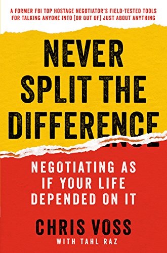 Обкладинка: Never Split the Difference, Кріс Восс